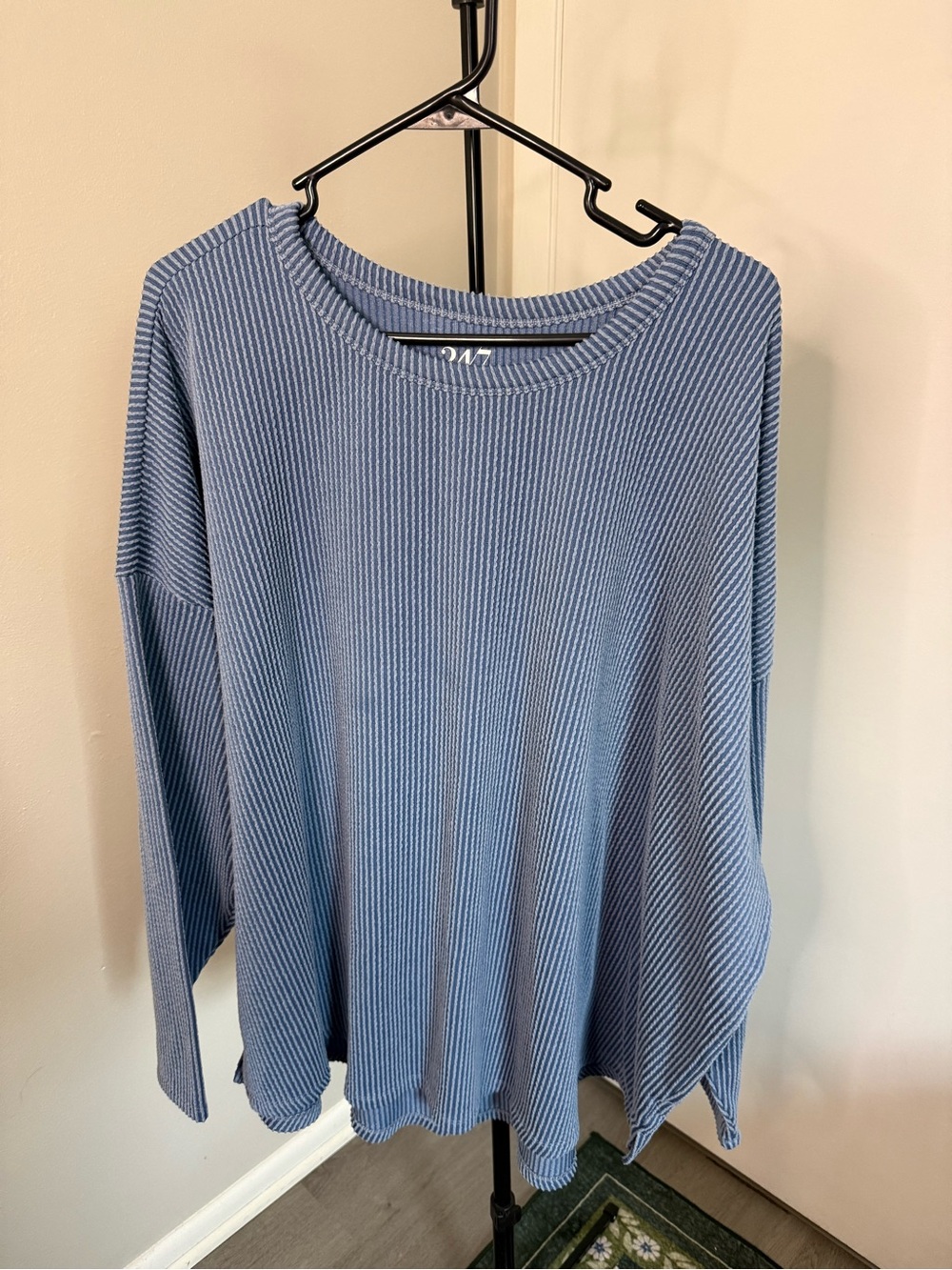 Maurice’s 24/7 Dusty Blue Long Sleeve - 3X